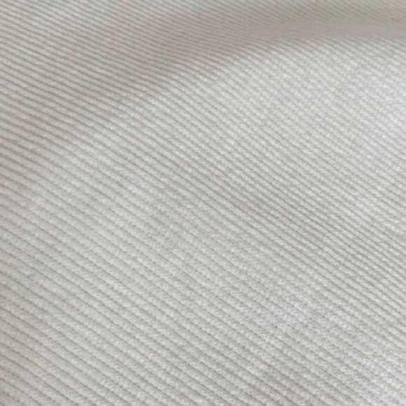 MADEWELL Textural Ottoman Jacquard V-Neck Crop Top Size Medium - Picture 4 of 8